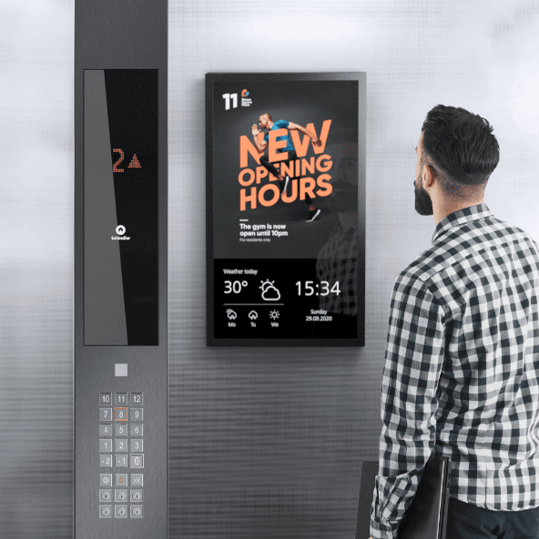 전단지 대신 엘베 광고 활용하기