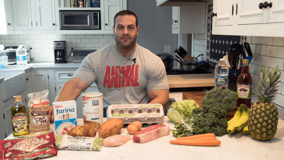 전문 보디빌더 선수의 식단